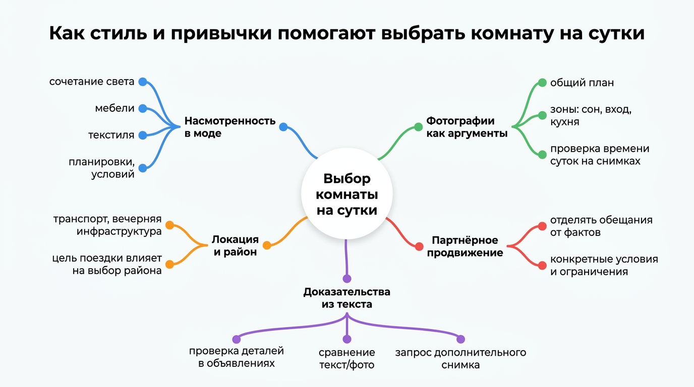 Как стиль и привычки помогают выбрать комнату
